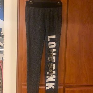 Xs pink dark gray sweatpants